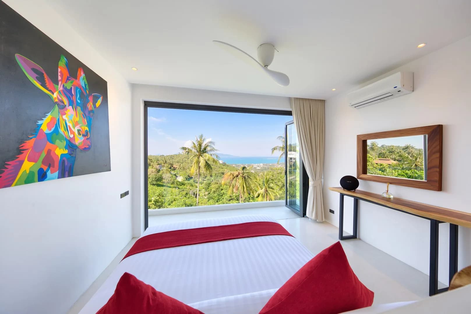 Luxury 6 bedroom villa with uninterrupted sea view in the hills of Bophut-VIL0109 — vue 1