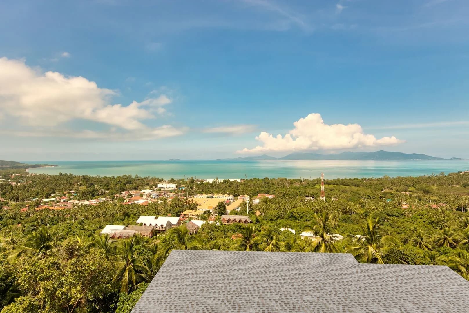 Sumptuous 4 bedroom private pool villa with breathtaking sea views in a quite area of Maenam-VIL0110 — vue 1