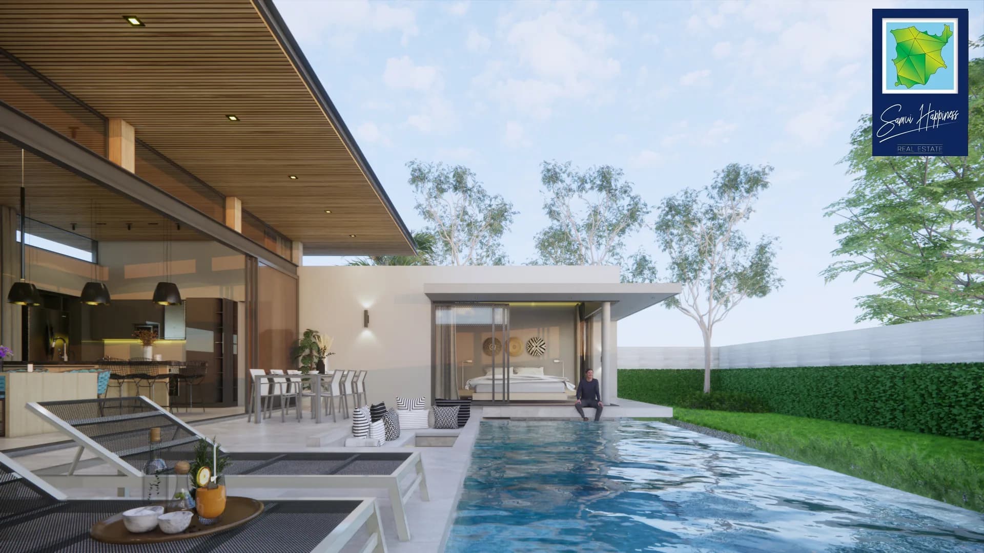 3 bedroom garden pool villa at a very affordable price in Bangrak (last 3 units available)-VIL0149 — view 1