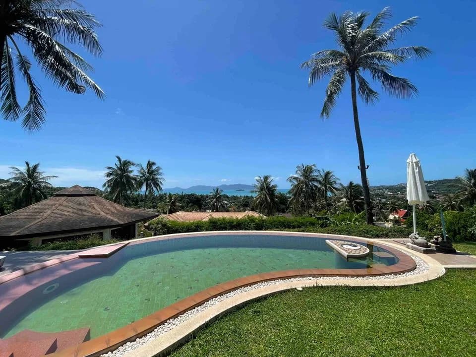 5 bedroom tropical villa with a sea view and private pool in Bang Rak-VIL0195 — vue 1