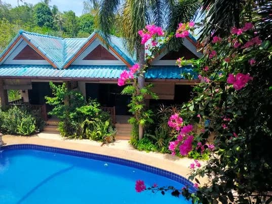Small resort of 6 bedrooms in total within 250 m from Lamai beach – VIL0204 — vue 1
