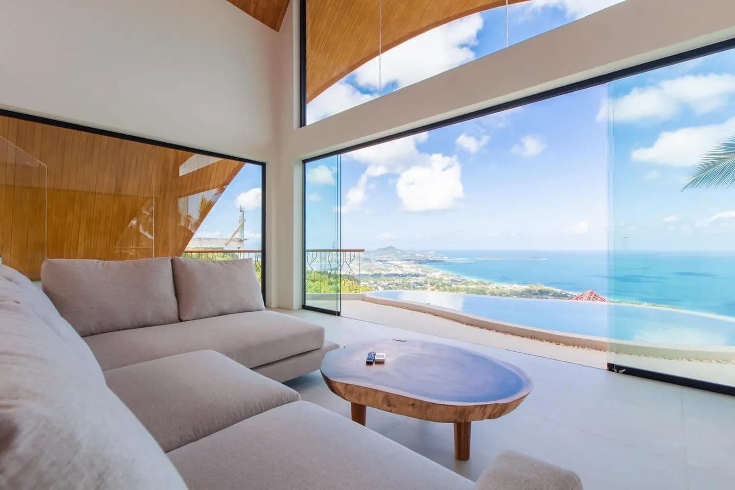 Unique style 2 bedroom villas with incredible sea view in Chaweng Noi – VIL0207 — vue 1