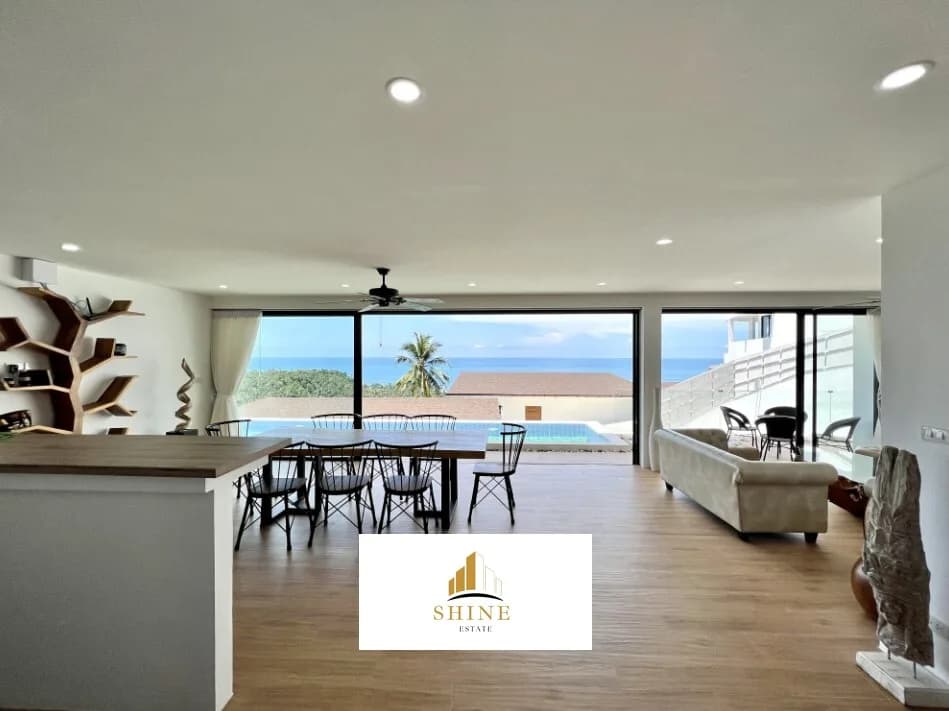 Ocean view 3 bedroom apartments in Lamai – VIL0228 — vue 1