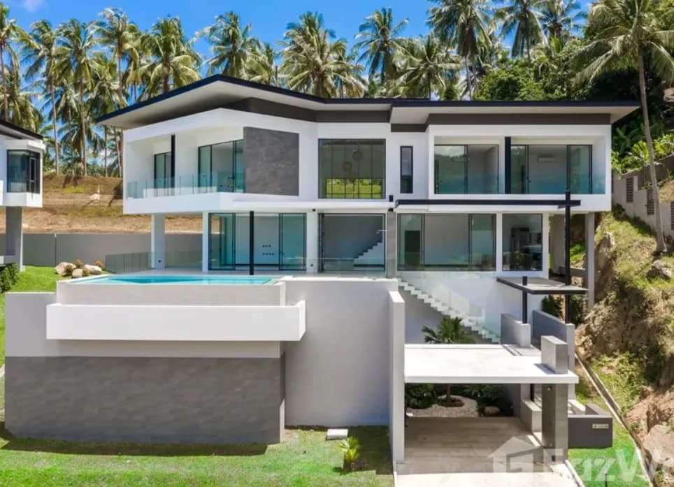 Spacious 4 bedroom villa with wow sea views in Chaweng Noi – VIL0237 — vue 1