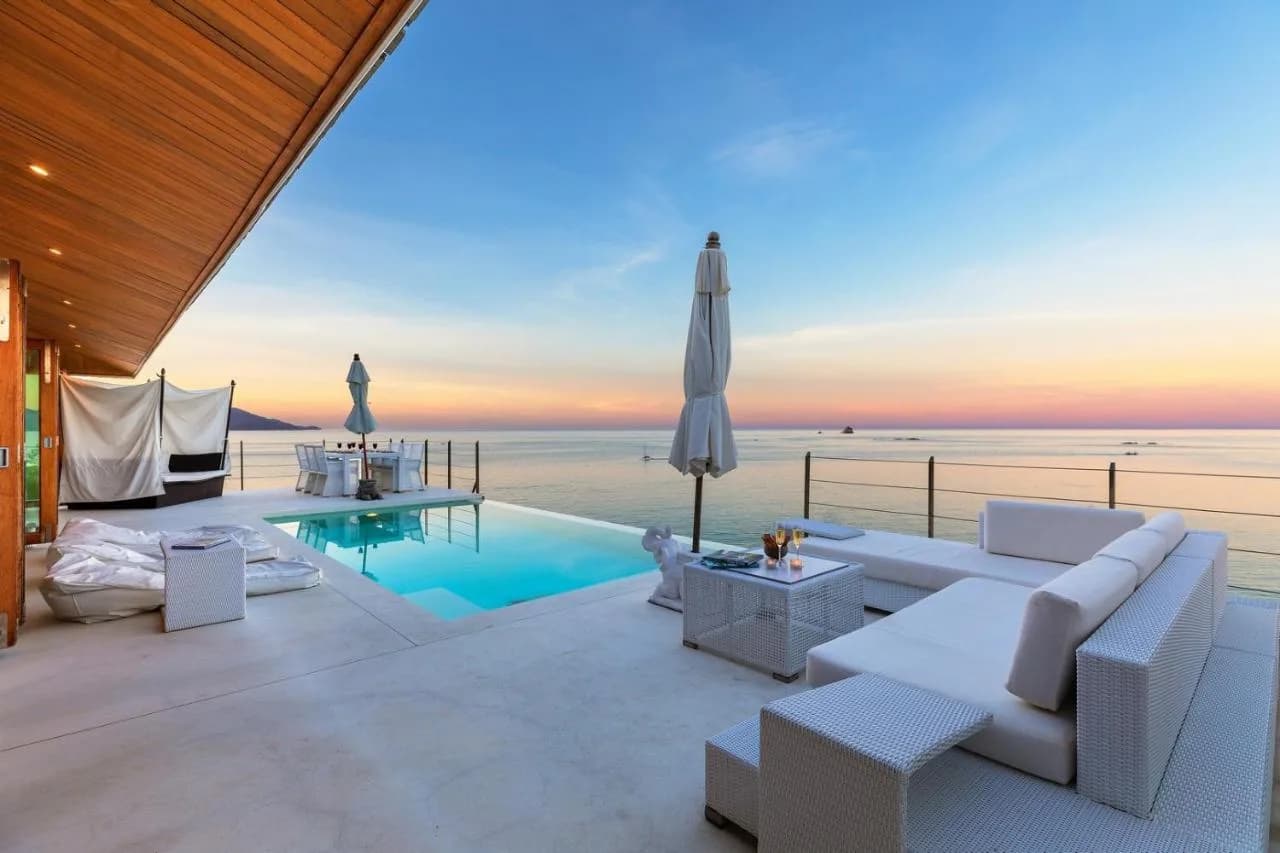 Oceanfront 3 bedroom villa with spectacular sea views in Plai Laem – VIL0244 — vue 1