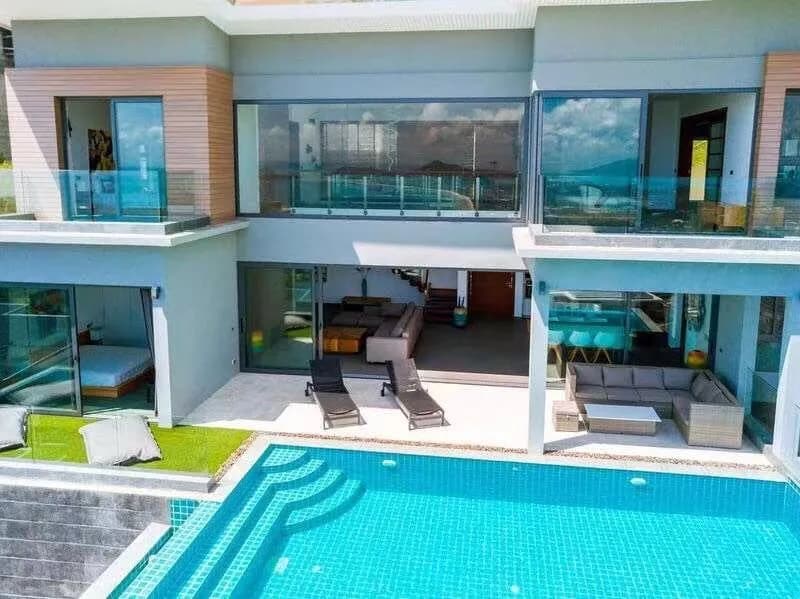 Breathtaking sea view villa with 3 bedrooms and an infinity pool – VIL0264 — vue 1
