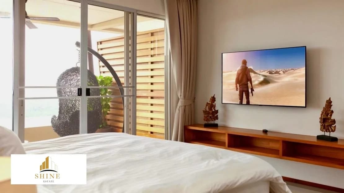 Contemporary 3 bedroom sea view apartment in Maenam area – VIL0267 — vue 1