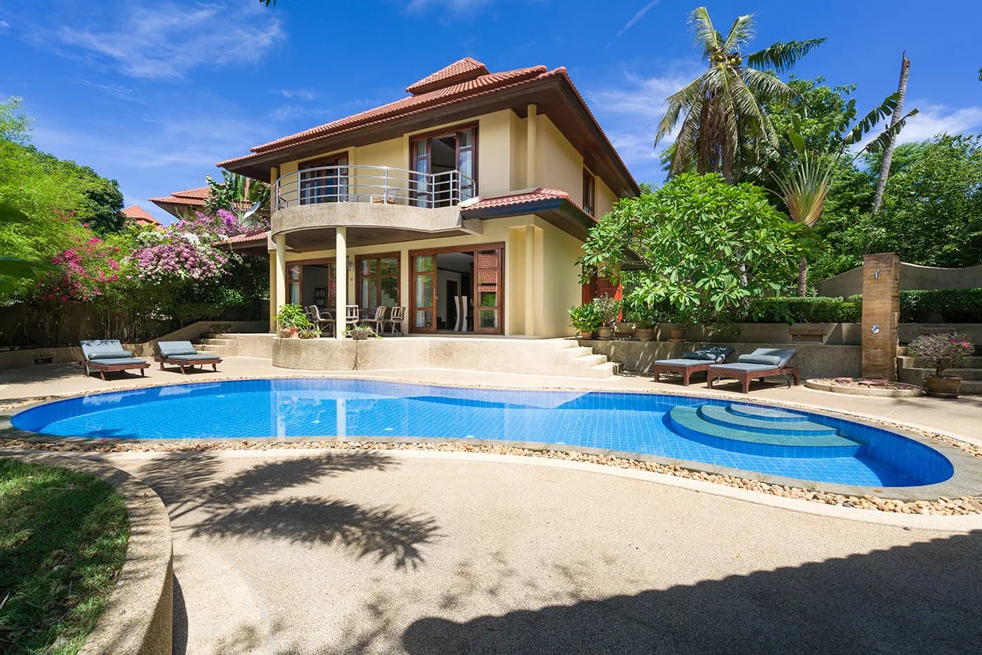 4 bedroom villa with a private pool in Plai Laem walking distance to the beach – VIL0271 — vue 1