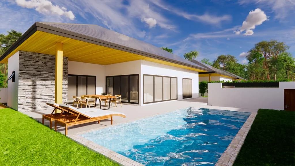 Off plan 3 bedroom villa with a private pool in Lamai – VIL0297 — view 1