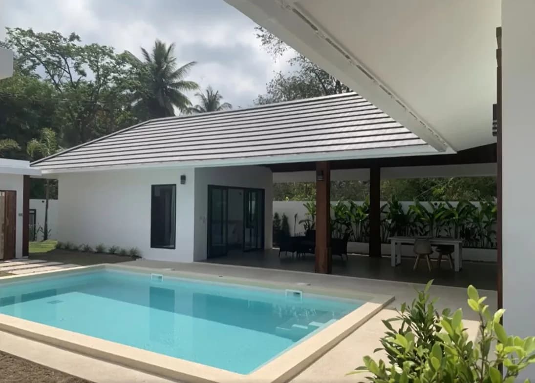 Bali style ready to move in 3 bedroom villa with a pool in Lamai – VIL0314 — vue 1