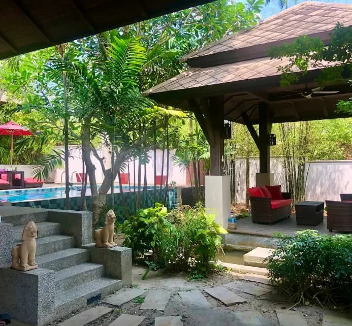 Oriental style 3 bedroom villa with a private pool in a boutique resort in Maenam – VIL0320 — view 1