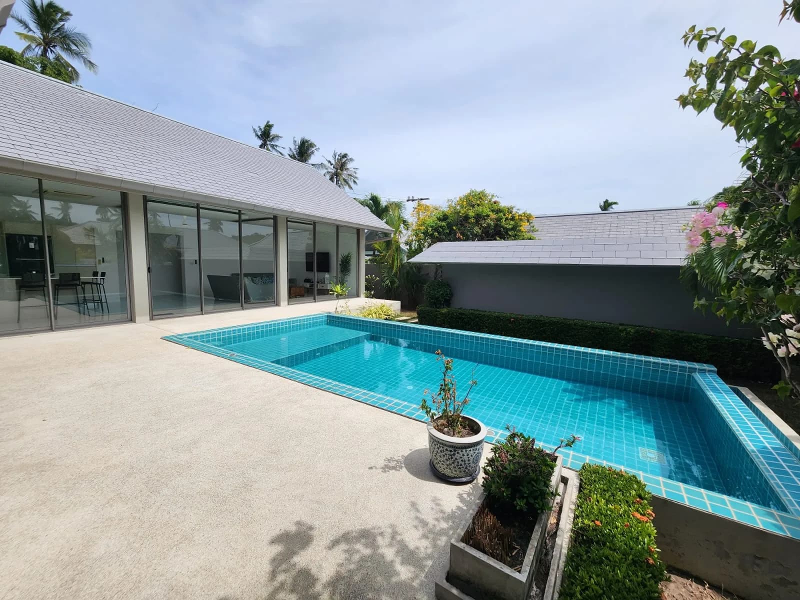 and cozy 3 bedroom villa with a private pool in Bophut – VIL0329 — vue 1