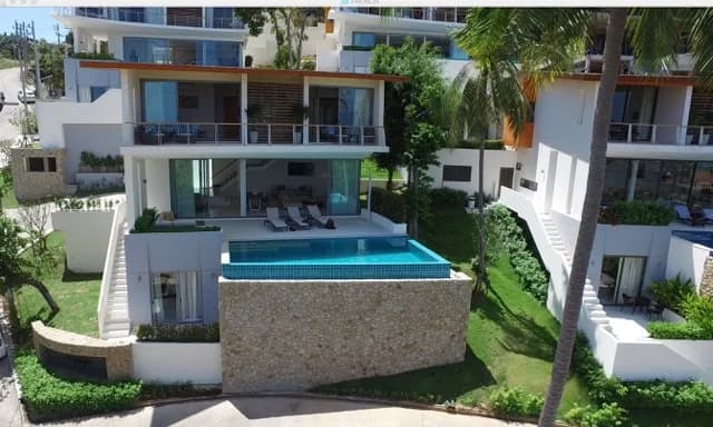 Award winning 3 bedroom villa in a prime location in Plai Laem – VIL0343 — vue 1