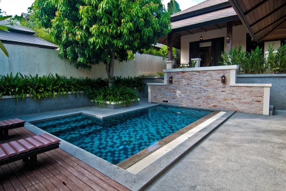 Oriental style 3 bedroom villa with a private pool in a 5 star resort in Maenam – VIL0345 — vue 1