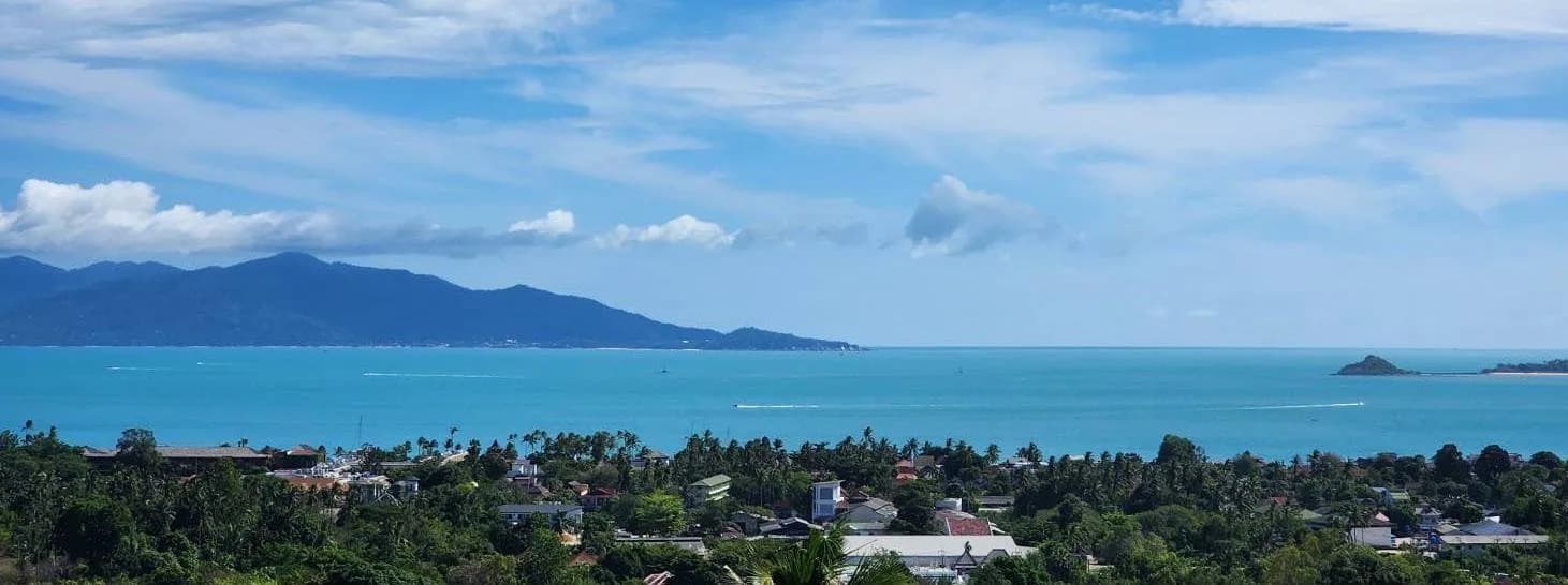 3 off plan exclusive exotic villas on the hills of Bophut – VIL0361 — vue 1