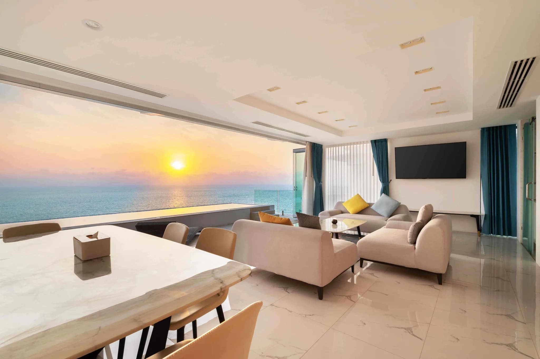 3 Bedroom Duplex pool villa with crazy sea views in the hills of Chaweng Noi – VIL0369 — view 1