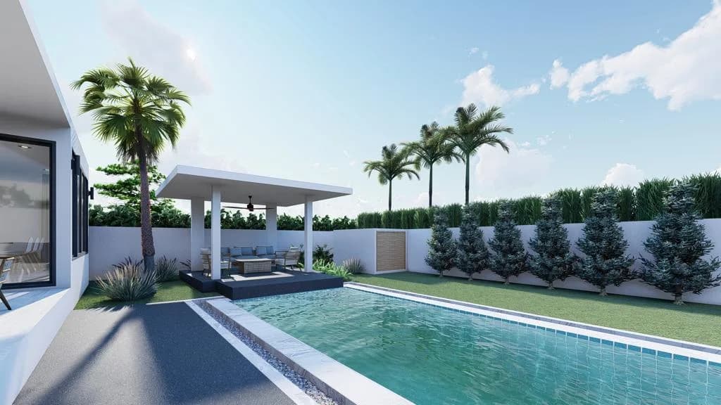 Fully renovated premium 2 bedroom villa with a private pool in Maenam area – VIL0382 — vue 1