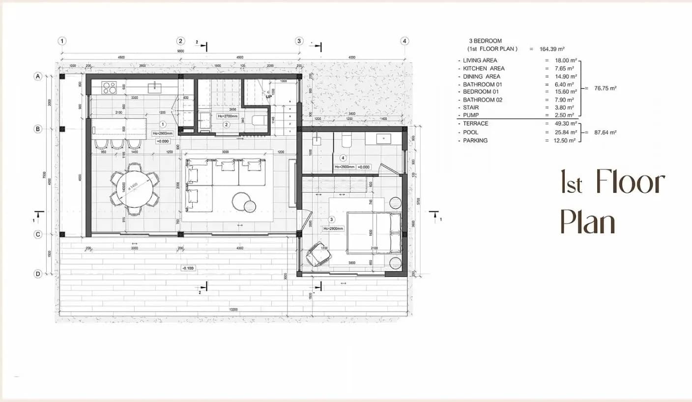 Mediterranean 3 bedroom private pool villas in Chaweng Noi – VIL0394 — vignette 5