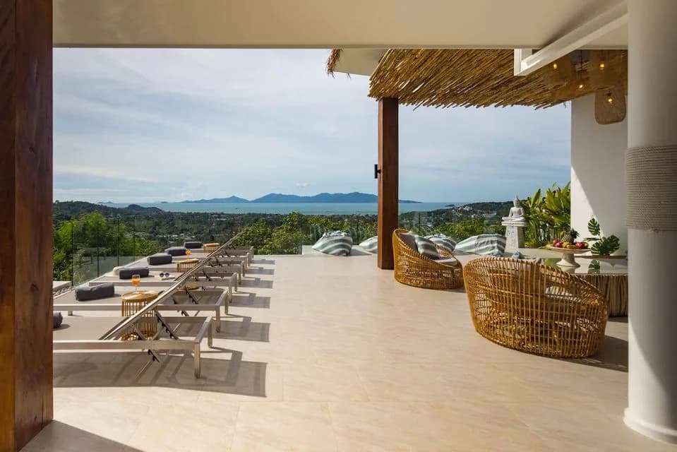 Casual chic 4 bedroom villa with stunning sea views in Bophut – VIL0395 — vignette 2