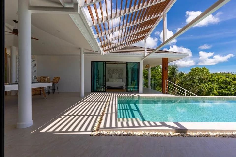 Casual chic 4 bedroom villa with stunning sea views in Bophut – VIL0395 — vignette 5