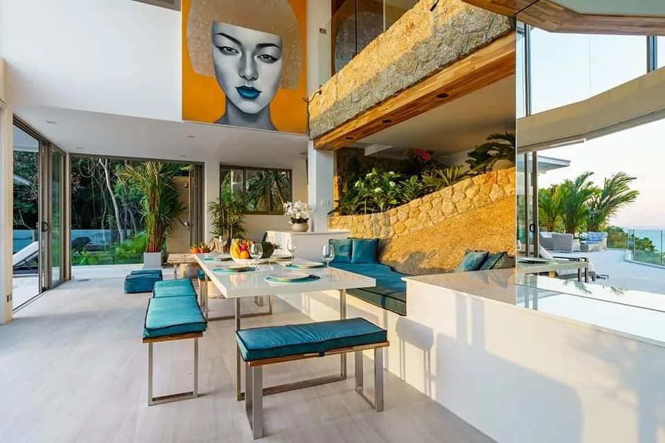 Breathtaking 4 bedroom villa with wow sea views in Chaweng Noi – VIL0401 — vignette 5