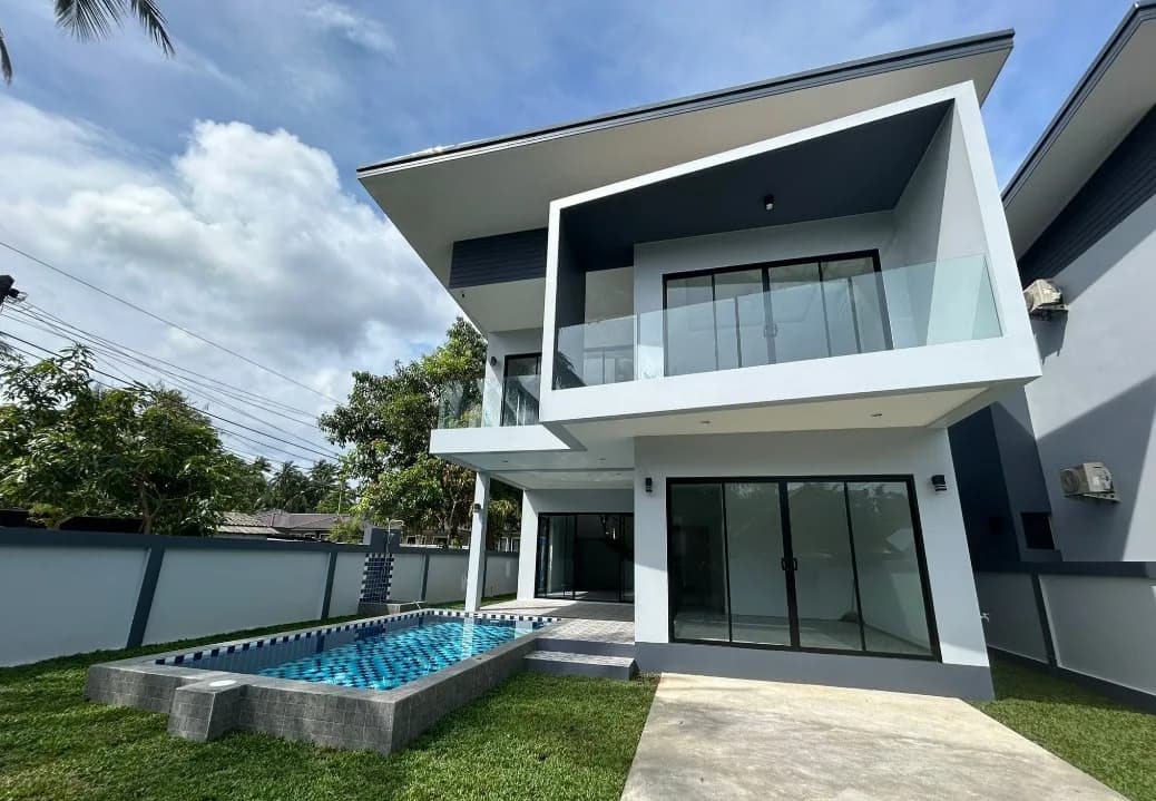 Affordable 3 bedroom villas only 1 km away from Ban Tai beach – VIL0402 — vue 1