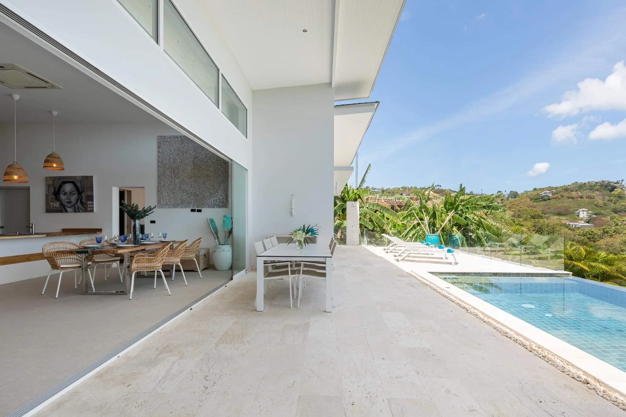 modern 3 bedroom sea view villa in the hills of Bophut – VIL0404 — vignette 6