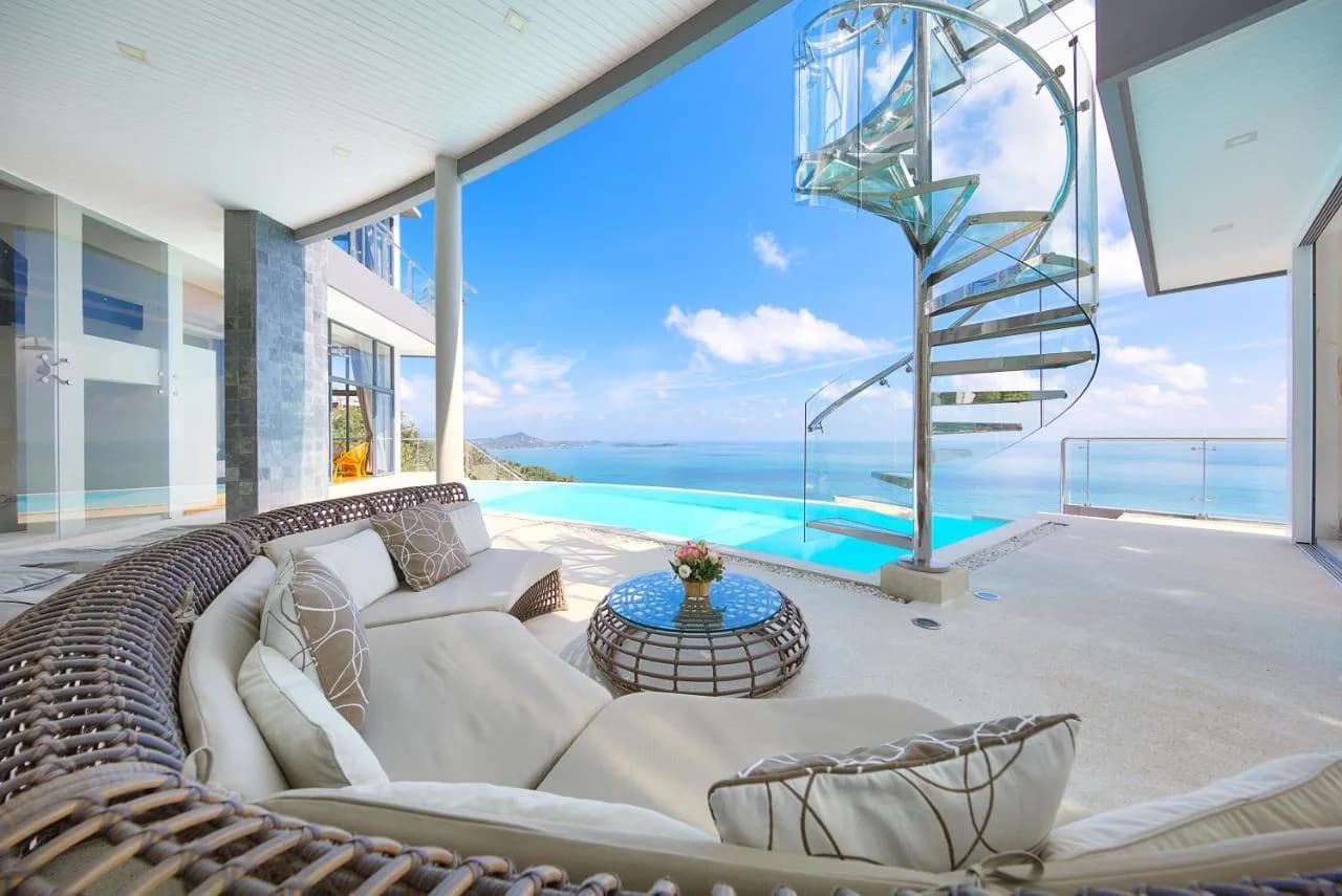 Huge 6 bedroom sea view villas with 2 private pools in Chaweng Noi – VIL0406 — vignette 5