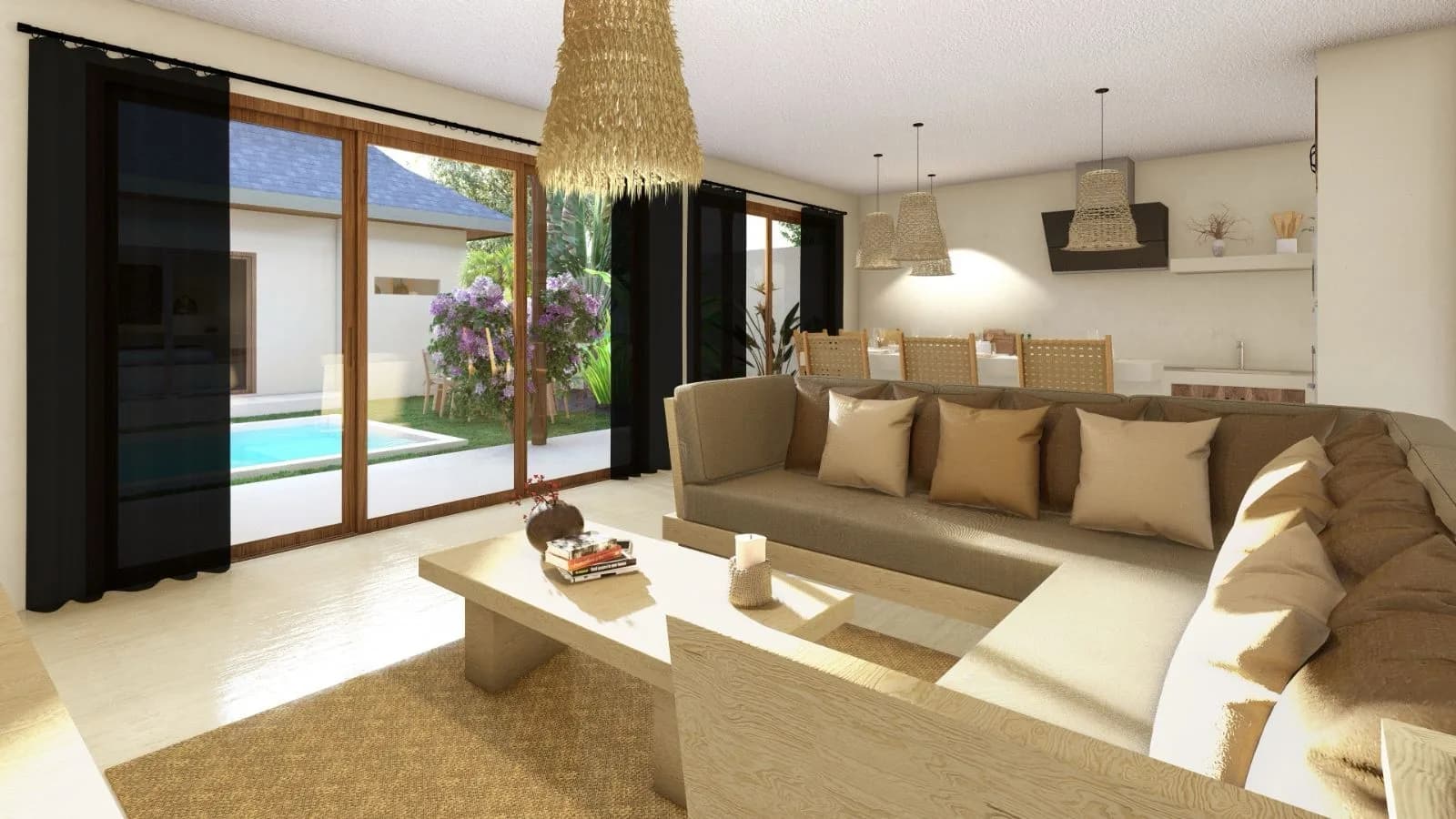 Affordable Bali style 3 bedroom private pool villas in Lamai – VIL0407 — vignette 6
