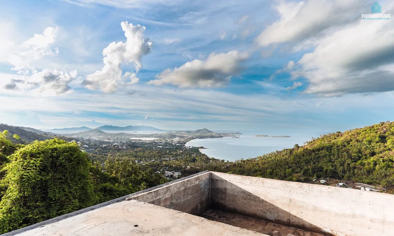 75% completed tropical 4 bedroom villa with amazing sea view in Chaweng Noi – VIL0422 — vignette 3