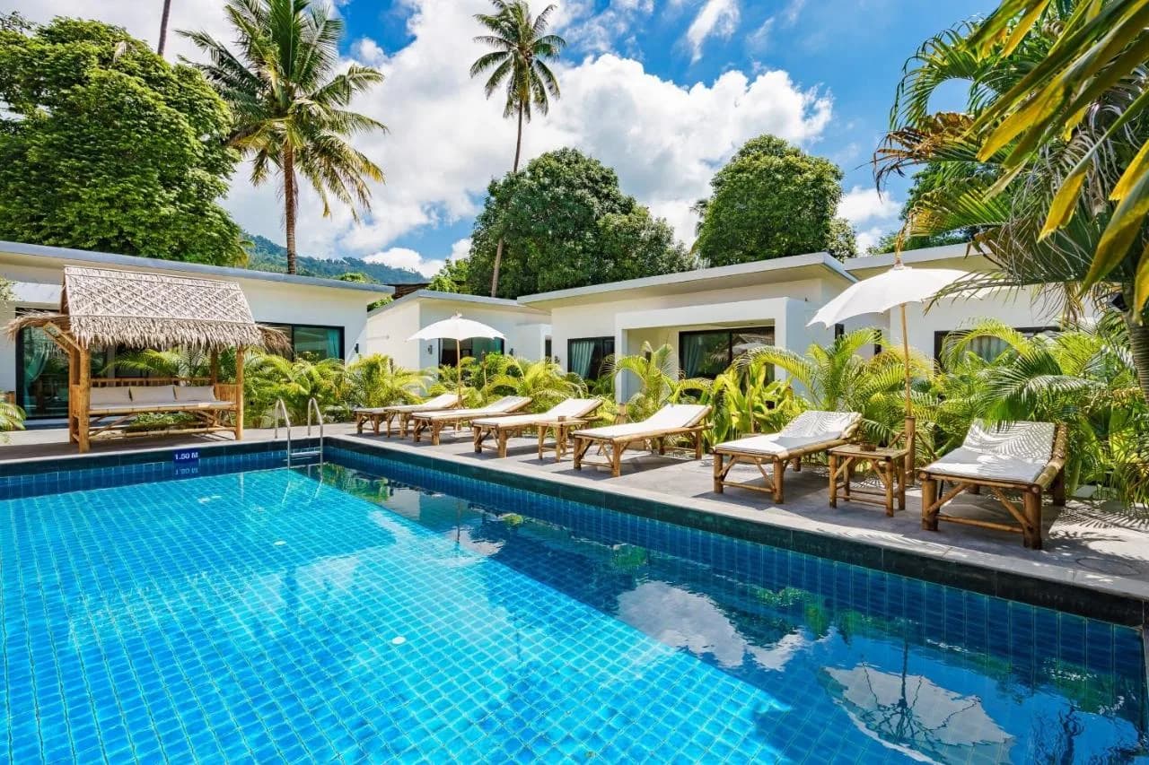 resort with a pool in a quite Maenam area – VIL0424 — vignette 2