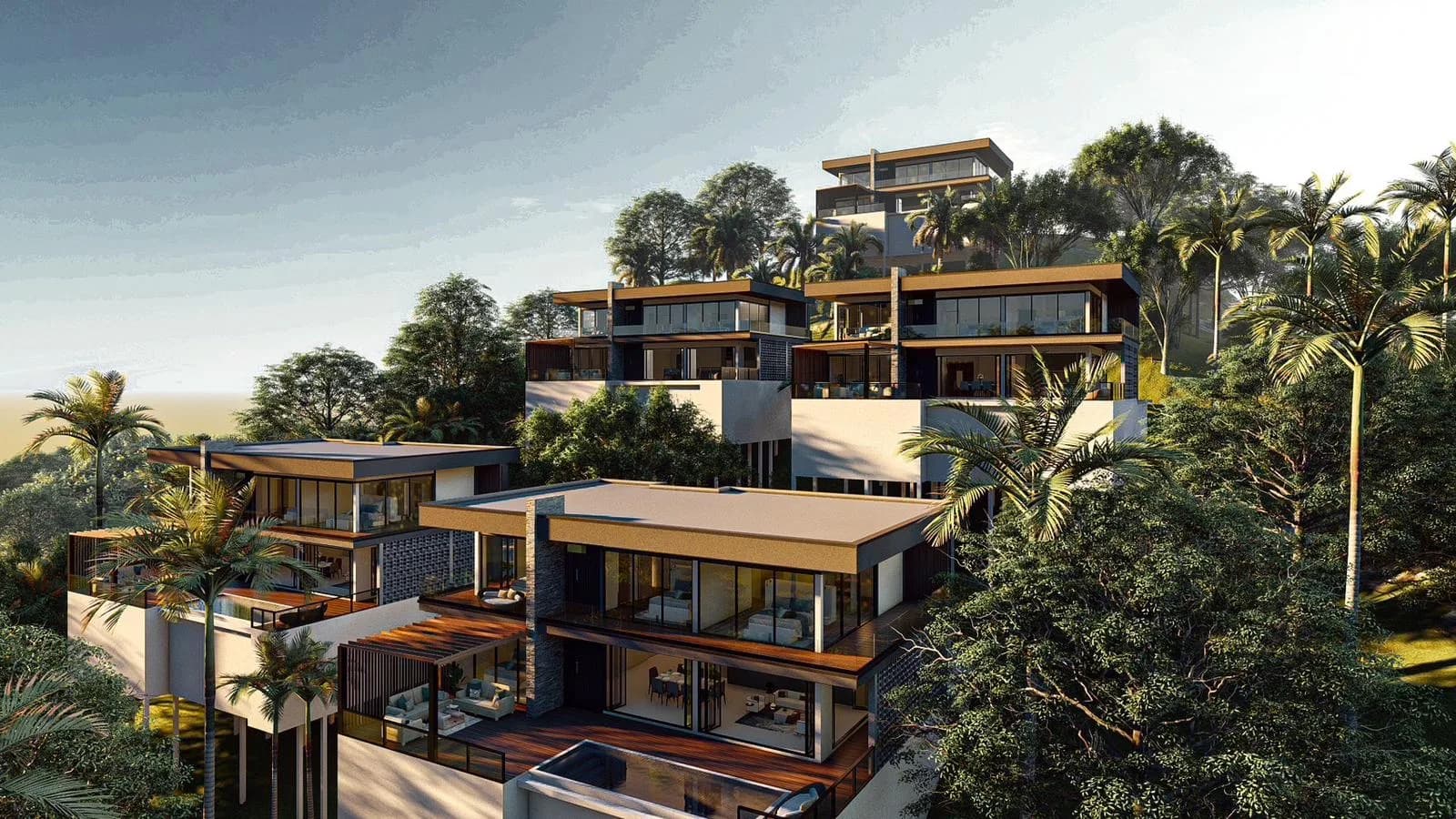 Modern tropical 4 bedroom villas a short walk from Bang Por beach – VIL0426 — thumbnail 3