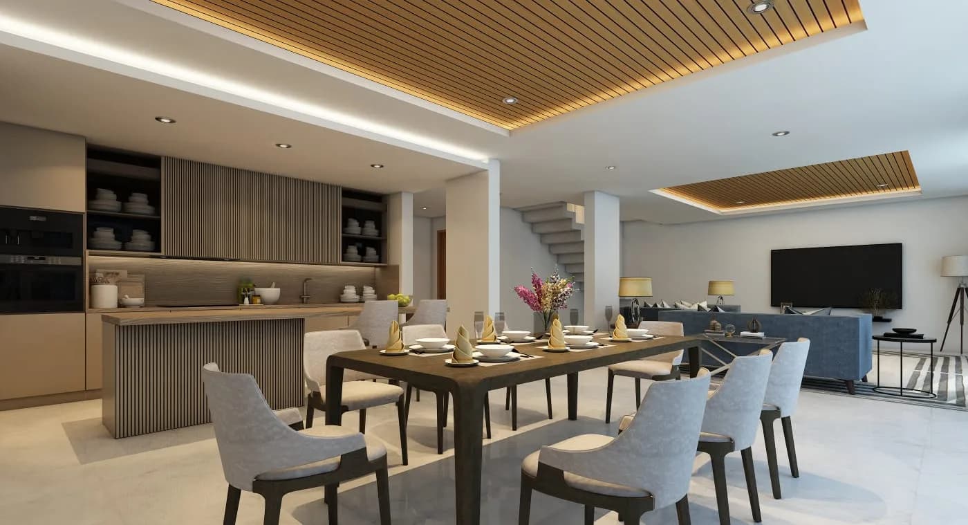 Breathtaking 4 bedroom villa with a million dollar sea view in Choeng Mon – VIL0427 — vignette 4