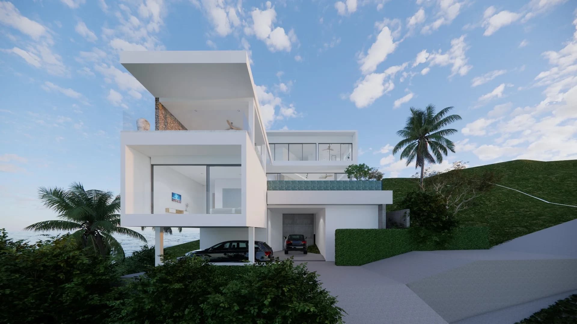 New project of contemporary 3 bedroom villas 10 minute walk from Chaweng Noi beach – VIL0433 — vignette 3