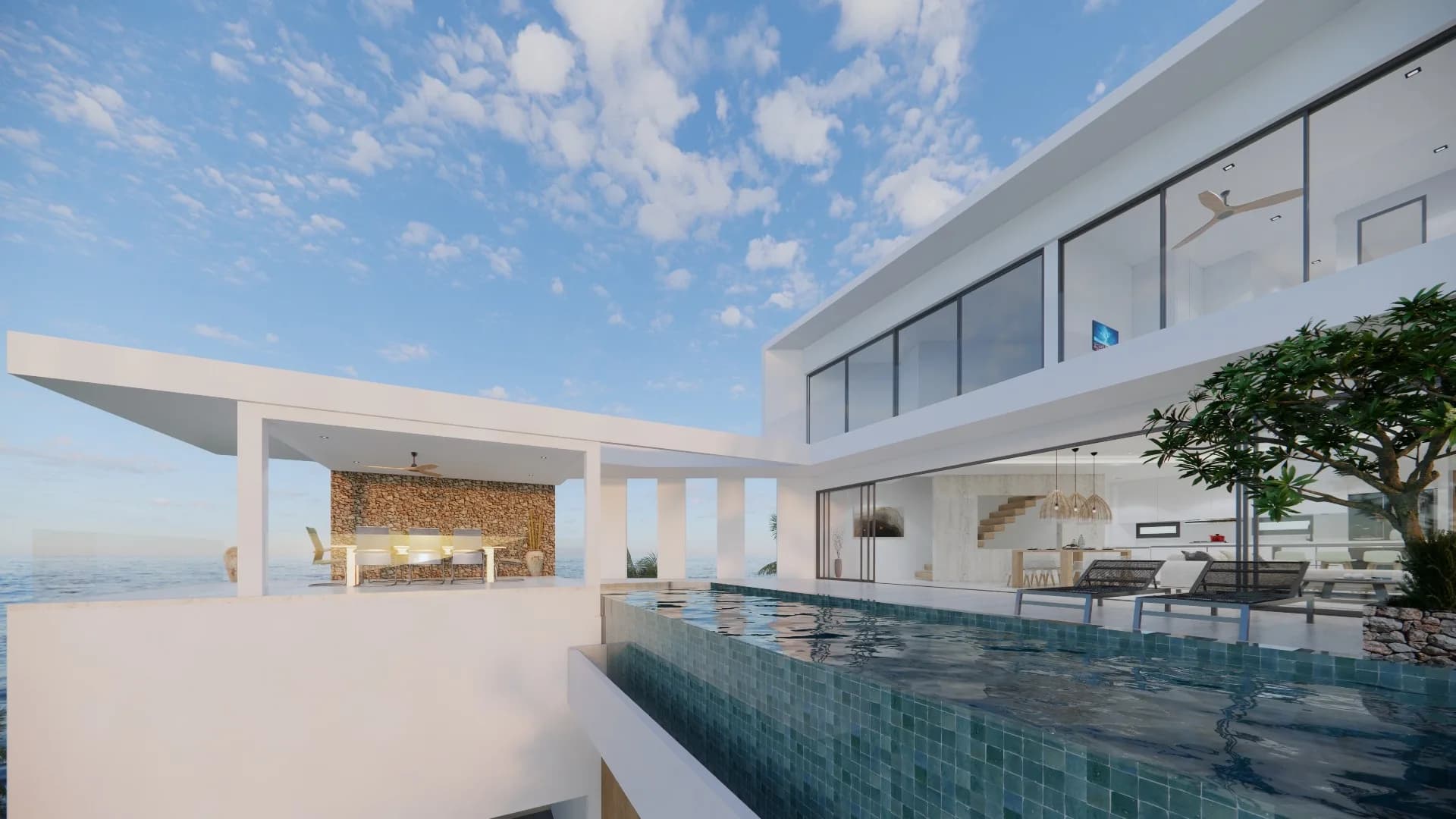 New project of contemporary 3 bedroom villas 10 minute walk from Chaweng Noi beach – VIL0433 — vignette 5