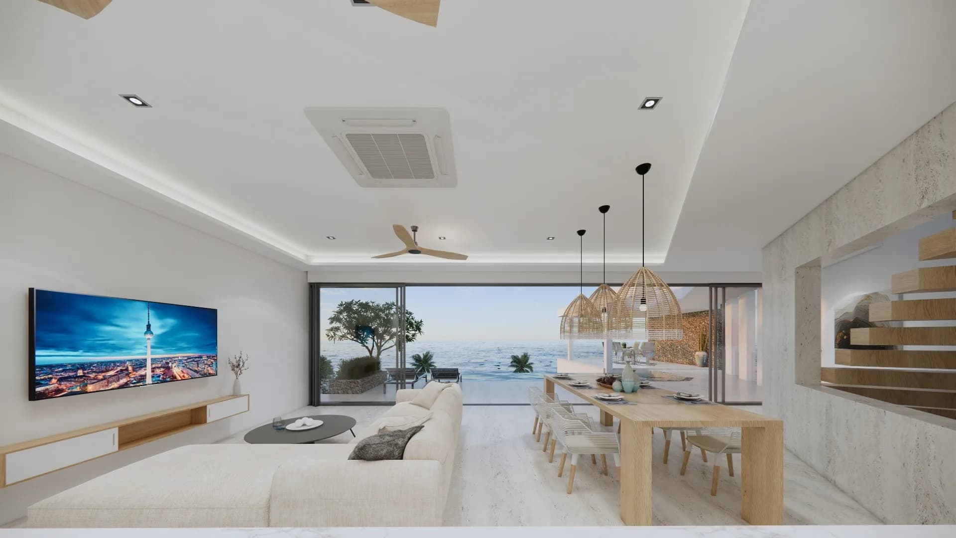 New project of contemporary 3 bedroom villas 10 minute walk from Chaweng Noi beach – VIL0433 — vignette 6