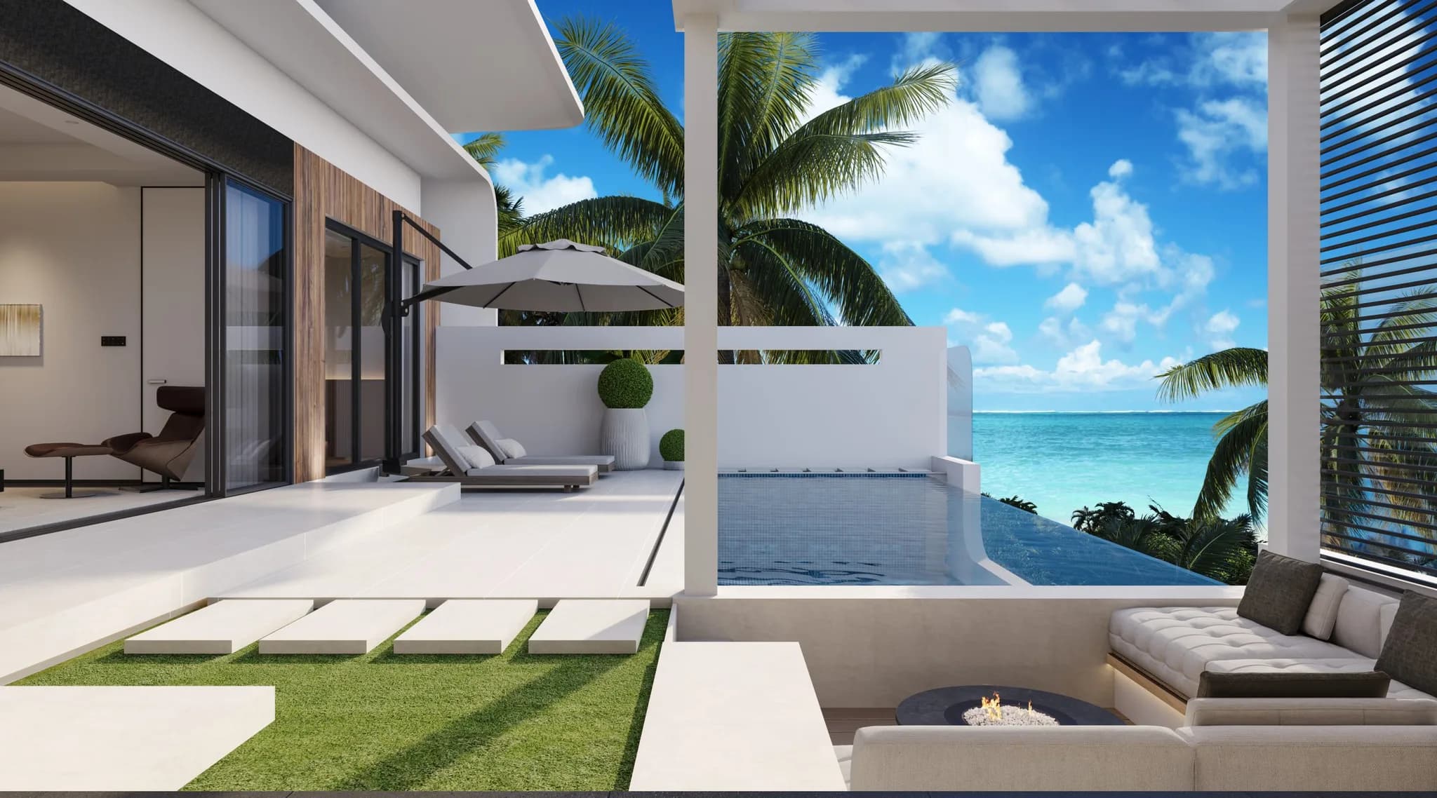 3 bedroom sea view villa with an infinite pool in Chaweng Noi – VIL0434 — vignette 3