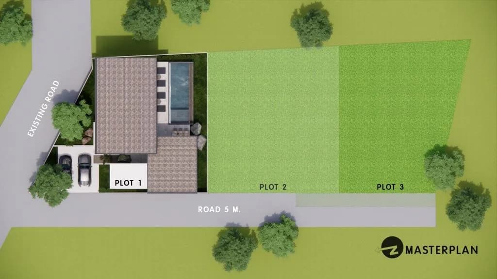 Spacious beautiful 3 bedroom villas in Bophut with panoramic sea views – VIL0438 — vignette 4