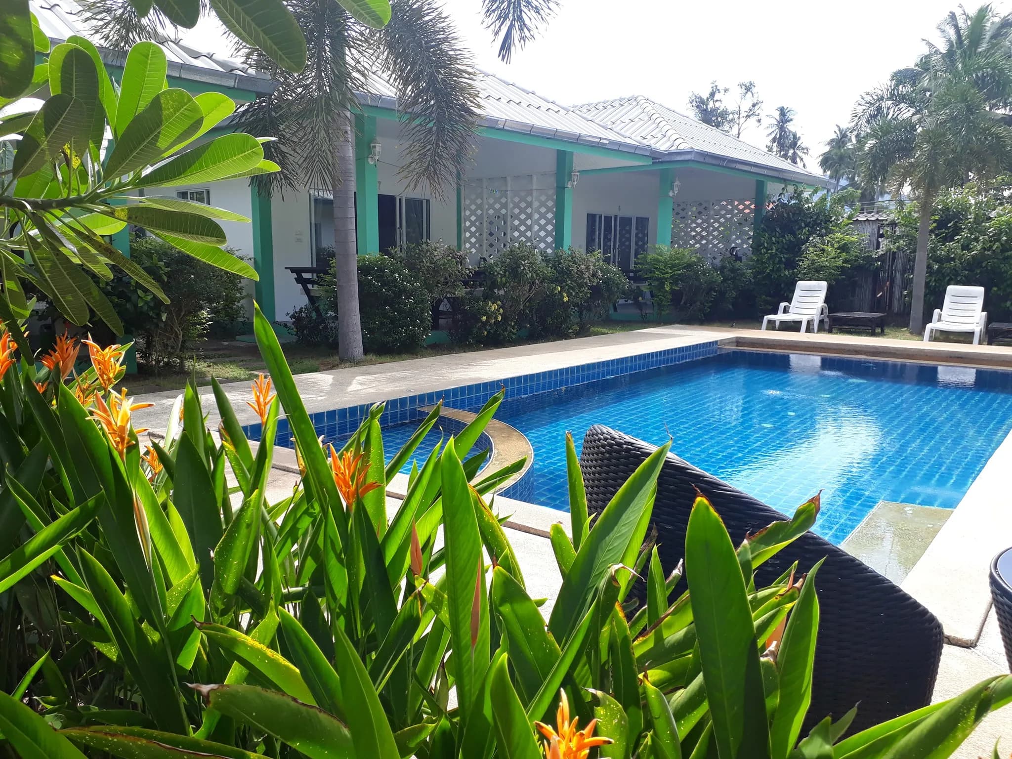 Cute resort on a large plot in quite Maenam area – VIL0390 — vignette 5