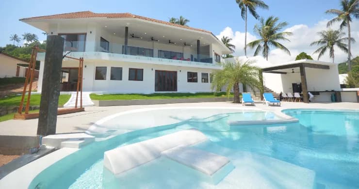 Huge 8 bedroom sea view villa in Bali style walking distance to Bangrak beach – VIL0443 — vue 1