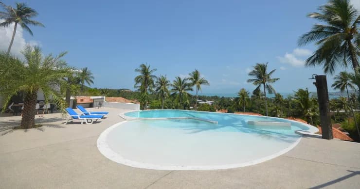 Huge 8 bedroom sea view villa in Bali style walking distance to Bangrak beach – VIL0443 — vignette 2