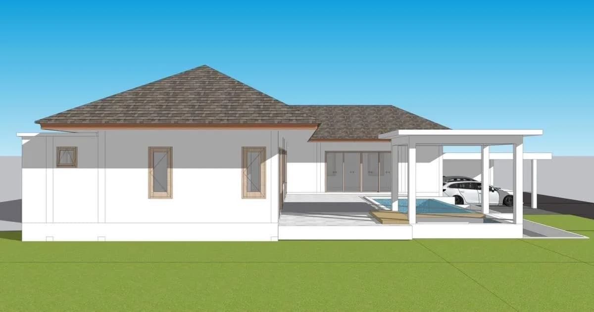 Bali style villa with a private pool and a large plot in Maenam – VIL0447 — vignette 4