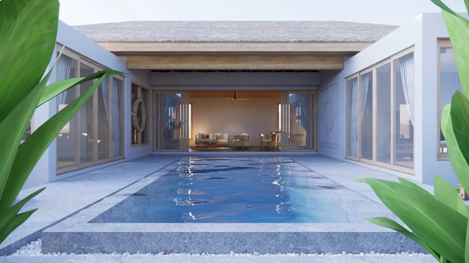 Bali style villas with 3 bedrooms and a private pool a short walk from Choeng Mon beach – VIL0452 — vignette 2