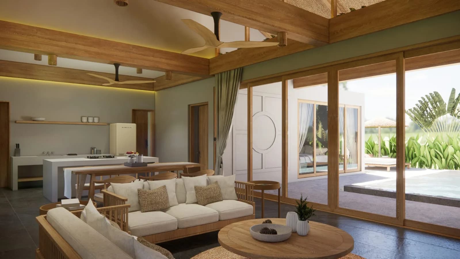 Bali style villas with 3 bedrooms and a private pool a short walk from Choeng Mon beach – VIL0452 — vignette 6