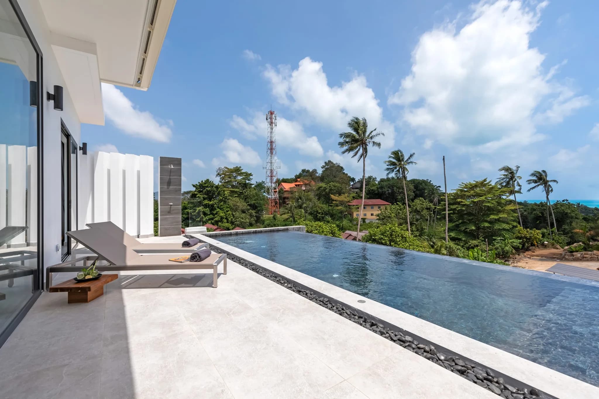 New 3 bedroom villa with a partial sea view in Chaweng Noi – VIL0456 — vignette 3