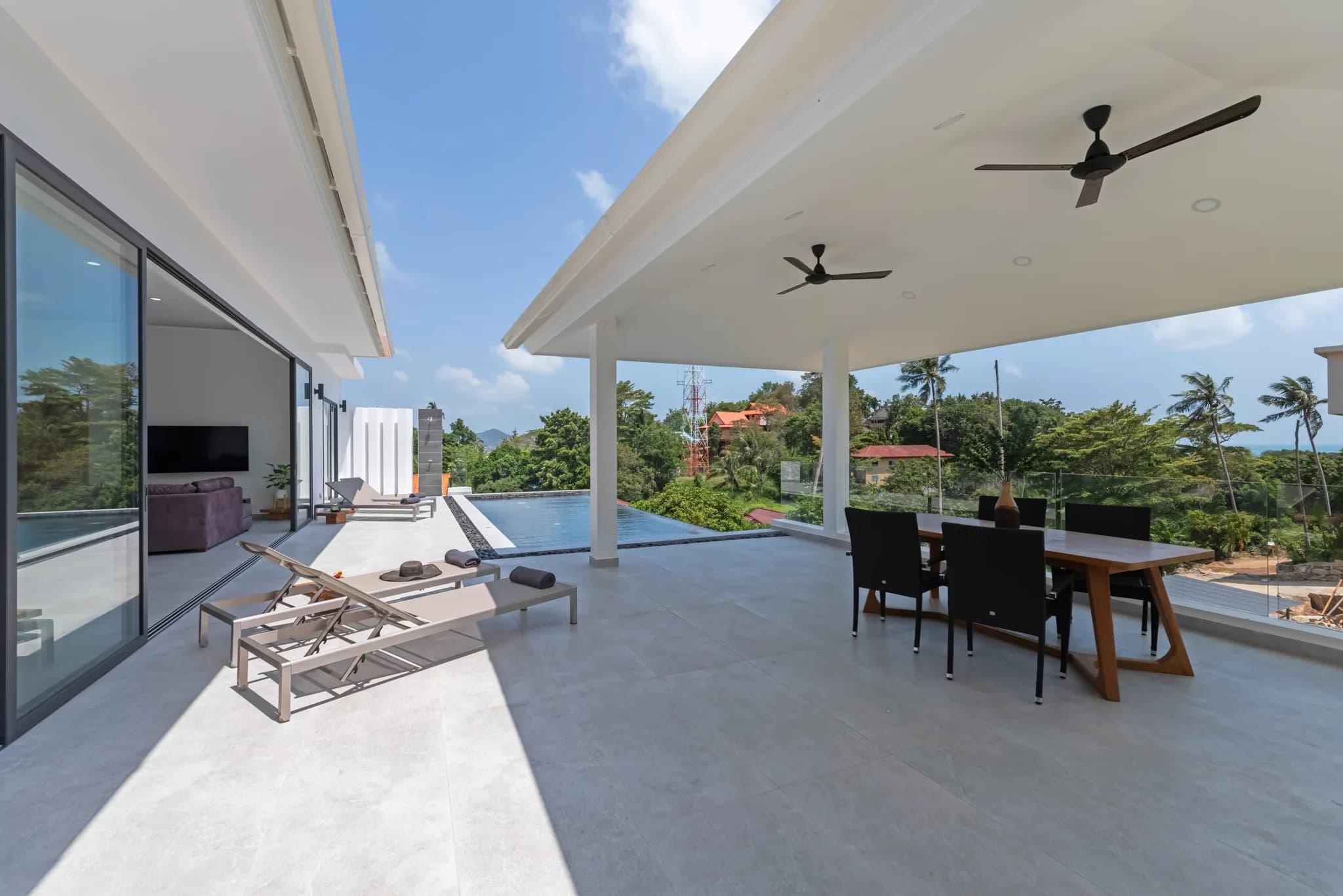 New 3 bedroom villa with a partial sea view in Chaweng Noi – VIL0456 — vignette 5