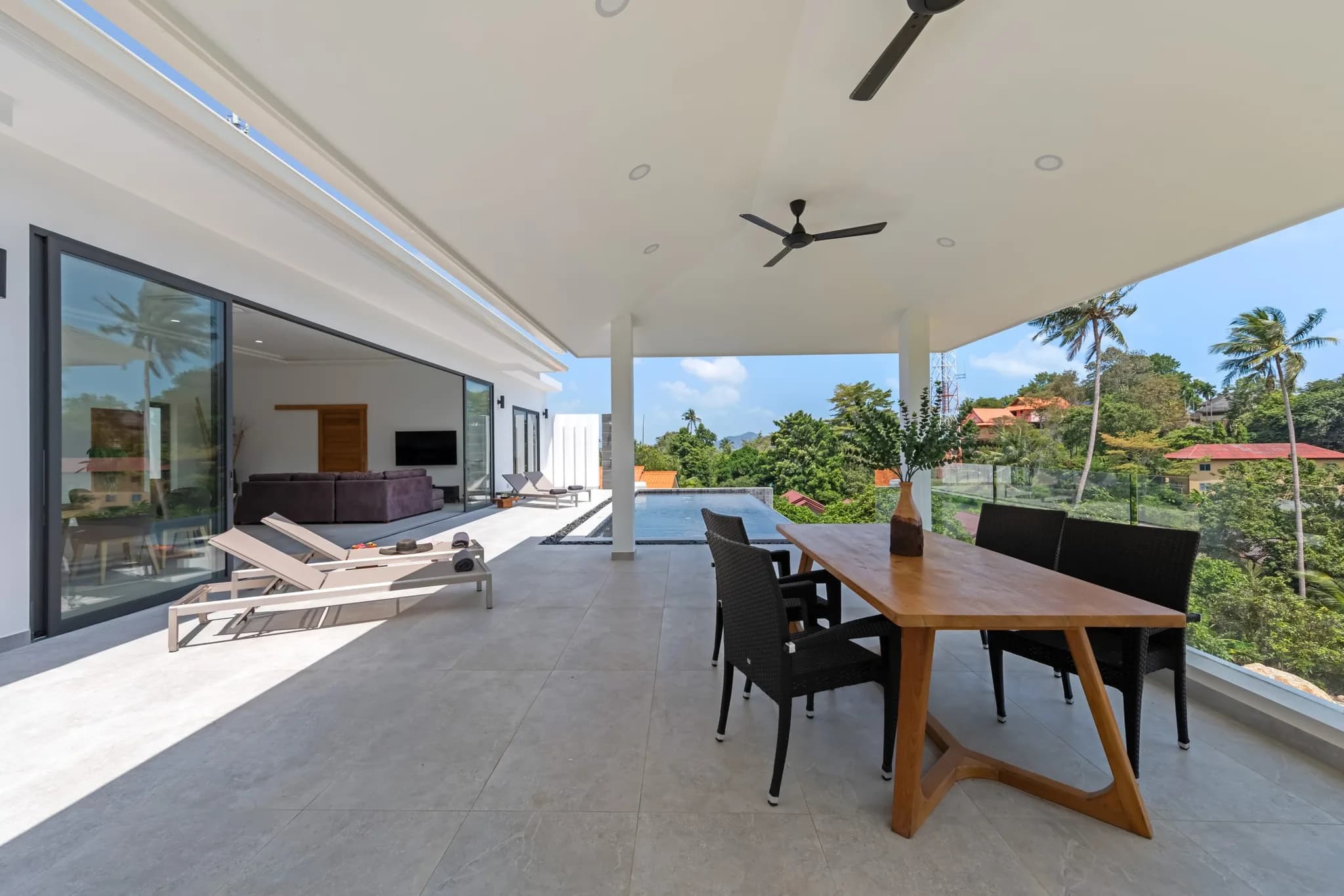 New 3 bedroom villa with a partial sea view in Chaweng Noi – VIL0456 — vignette 6