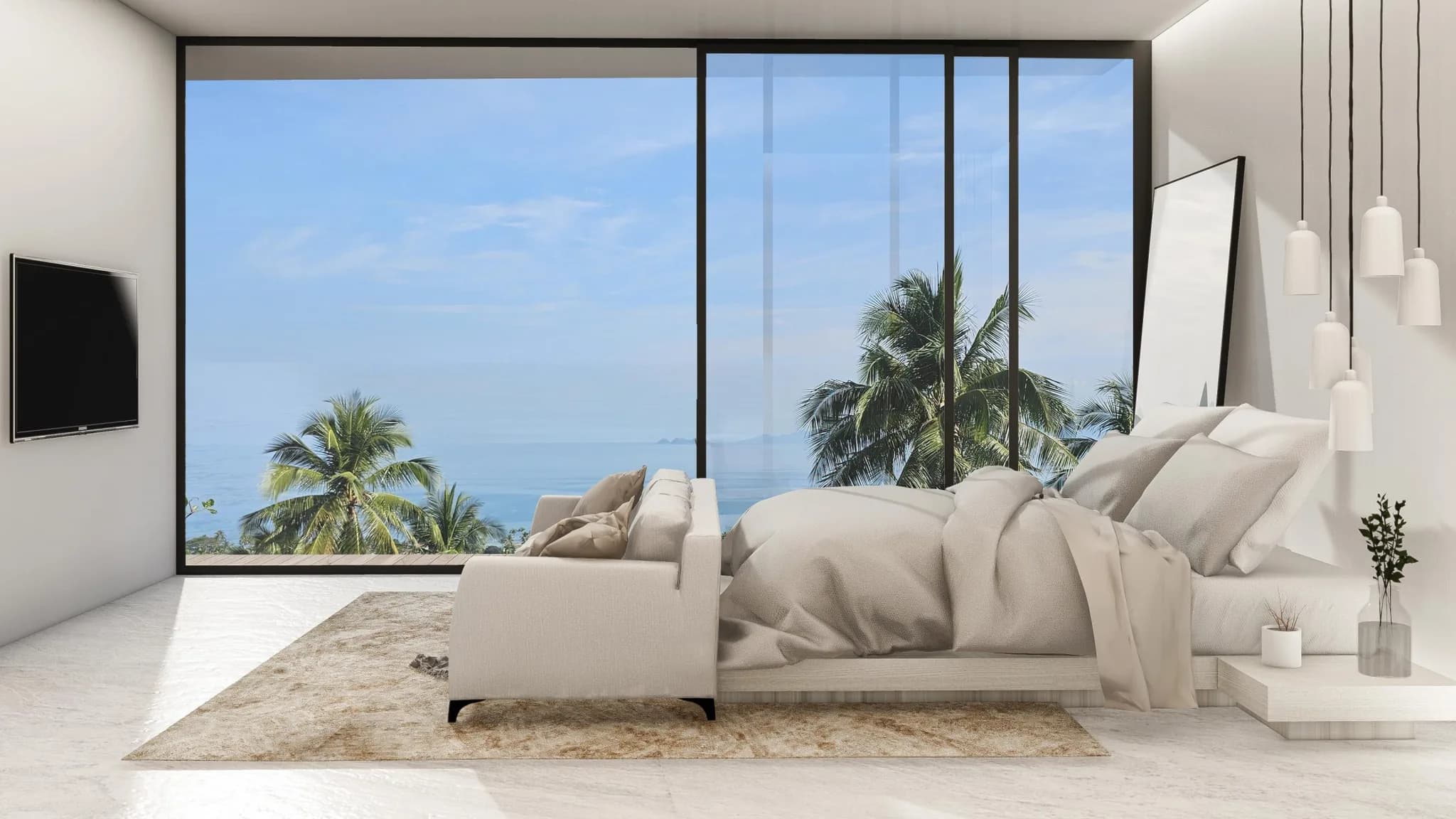 Luxury and modern 3 bedroom villa with stunning sea views in the secured residence in Maenam – VIL0457 — vignette 3