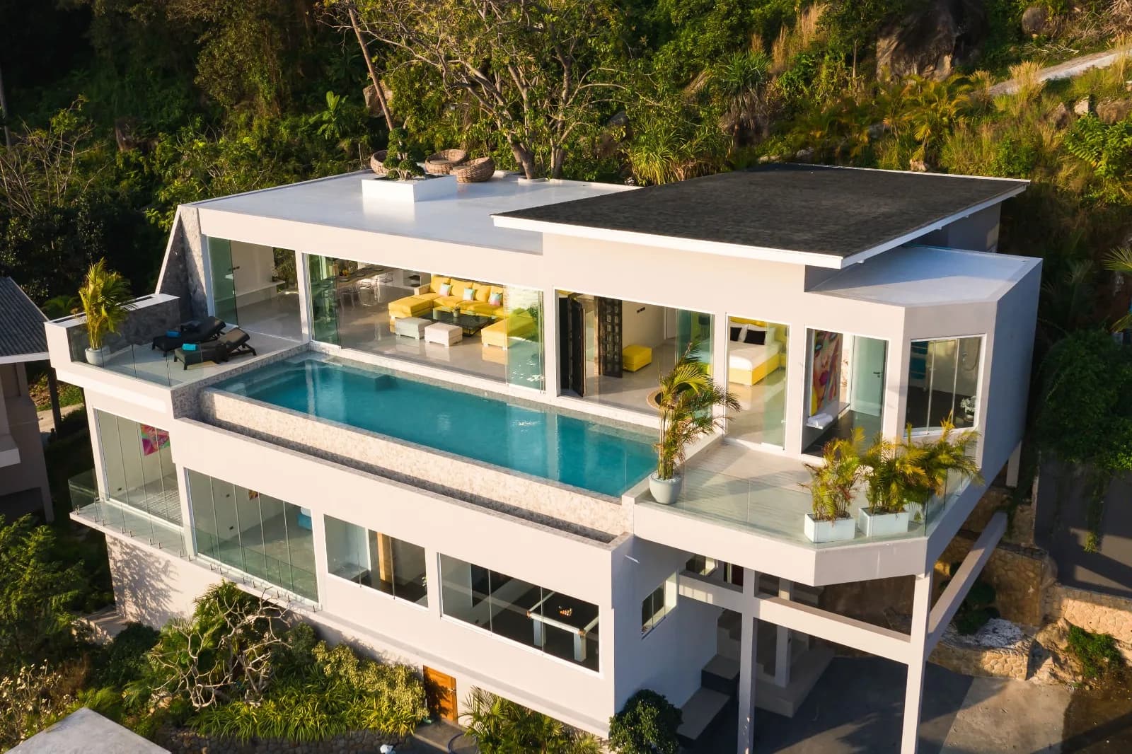 Newly built magnificent 5 bedroom villa with breathtaking sea views in Chaweng Noi – VIL0458 — view 1