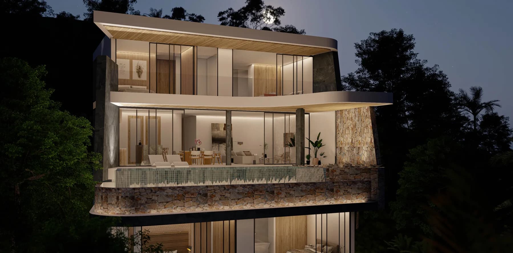 Magnificent 4 bedroom villa with amazing sea views in Maenam – VIL0460 — vignette 3
